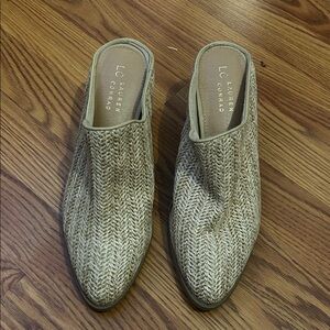 LC Lauren Conrad Men's Woven Beige Slip-On heels